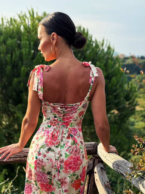 Pink Rose Dress