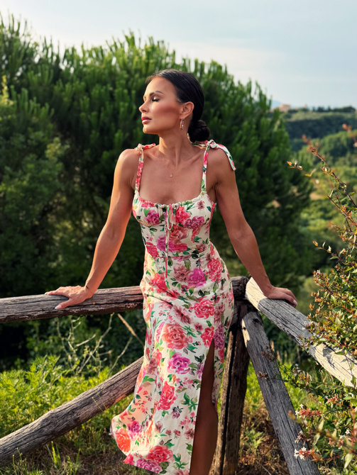 Pink Rose Dress